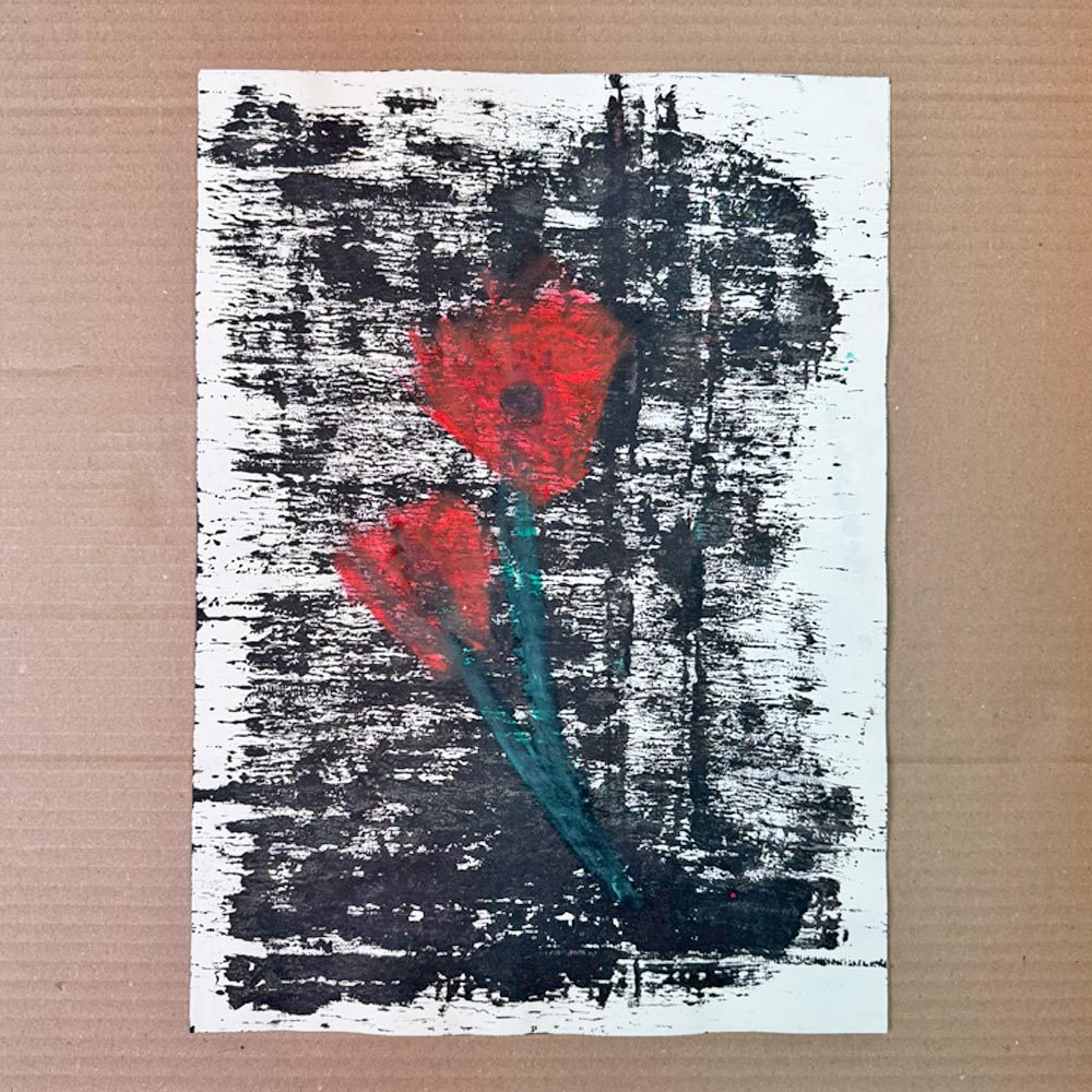 Amapola. Dibujo original.
