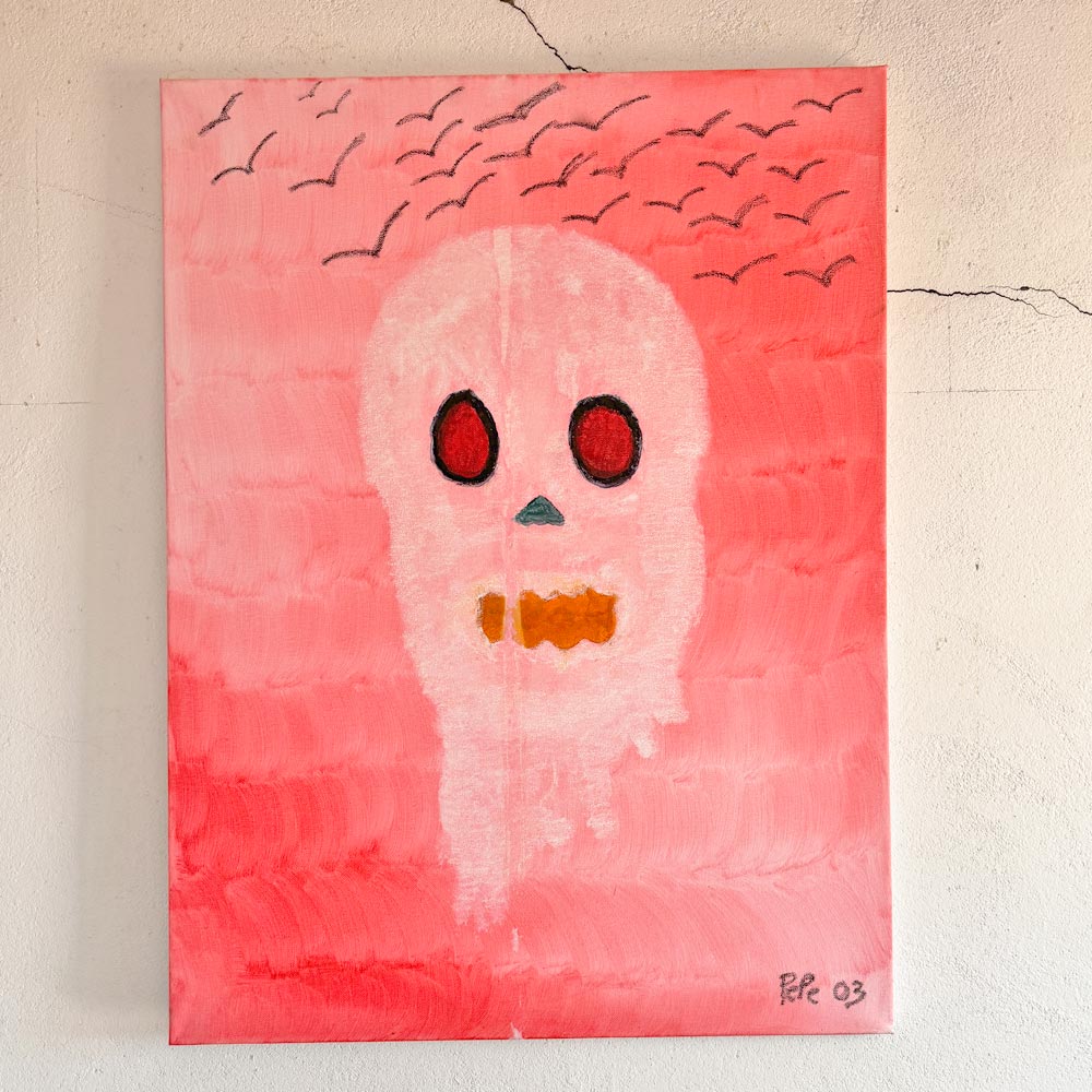 Fantasma positivo. Lienzo.