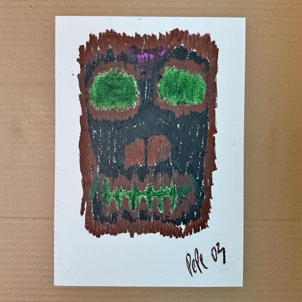 Sin miedo. Dibujo original.